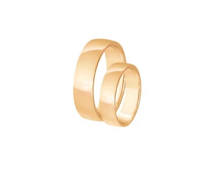 Rose gold wedding ring