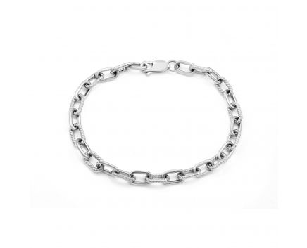 White gold bracelet 2Б789-0002