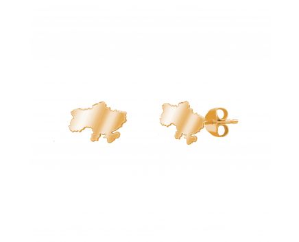 Rose gold earrings 2С789-0005