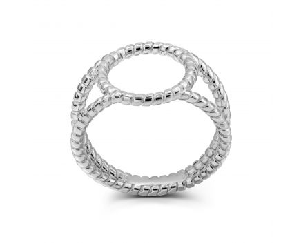 White gold ring 2К789-0018