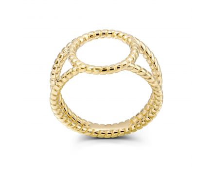 Yellow gold ring 2К789-0019