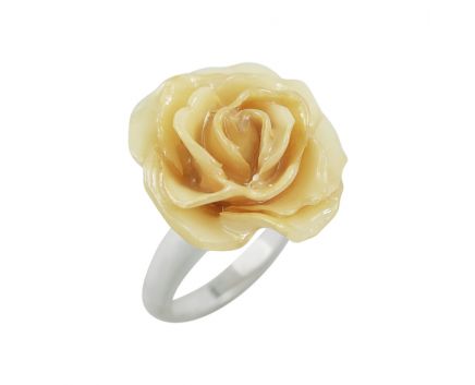 Silver ring Rose