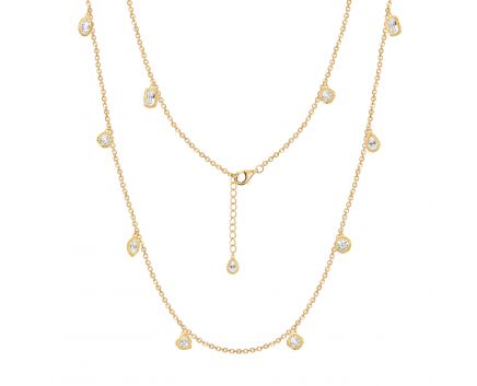 Silver necklace 3L155-0007