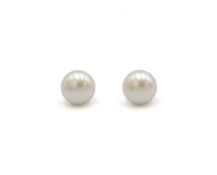 Earrings Sofia silver with pearls ZARINA
