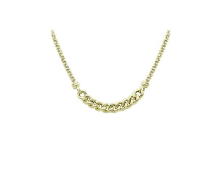 Silver necklace ZARINA yellow rhodium