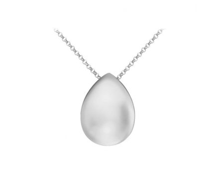 Silver necklace ZARINA white rhodium