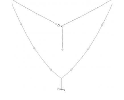 Silver necklace 3-371 130