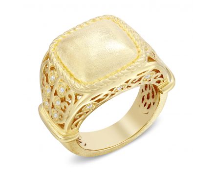 Ring Karin yellow rhodium