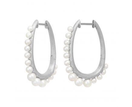 Earrings with pearls Marina