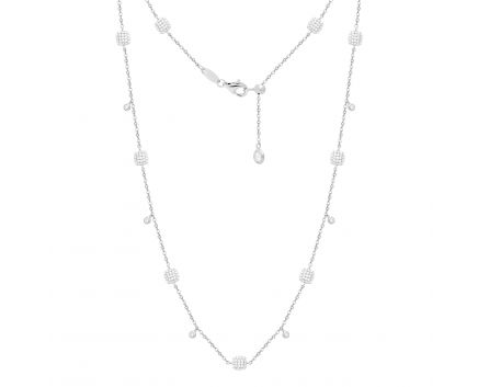 Silver necklace 3L155-0073