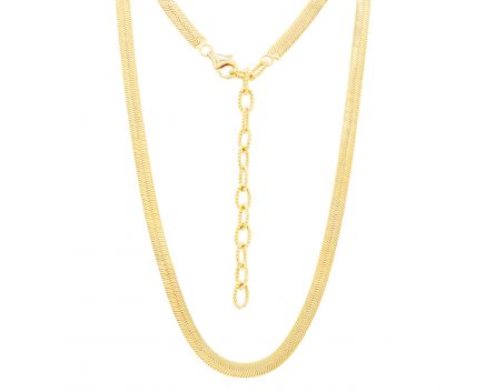Silver necklace 3L155-0098