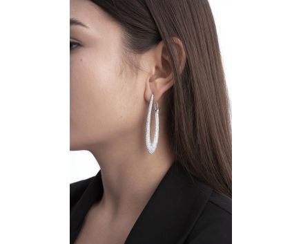 Silver earrings 3С656-0068