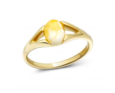 Ring with amber 3-391 632