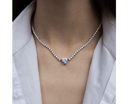 Silver necklace 3-392 599