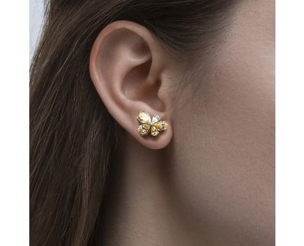 Silver earrings 3S155-0287