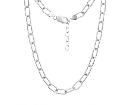 Silver necklace 3-398 606