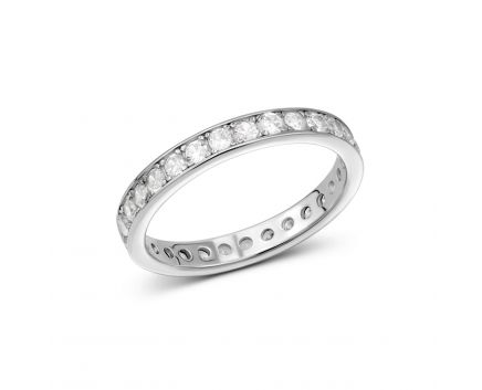 Silver ring with cubic zirconia 3K269-0032