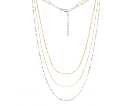 Silver necklace 3-399 585
