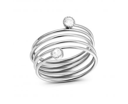 Кольцо серебряное 3К096-0055