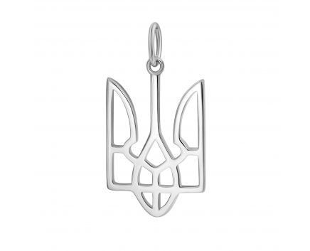 Pendant silver coat of arms of Ukraine P2/263