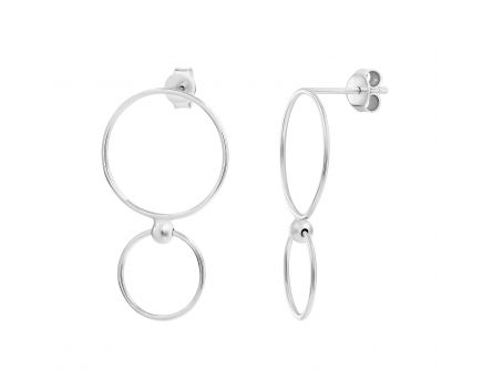 Silver earrings 3С096-0059