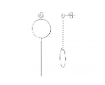 Silver earrings B096:ES-S2/1199