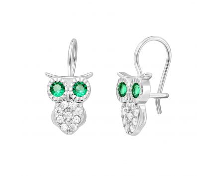 Silver earrings 3С096-0024