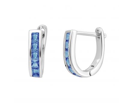 Silver earrings 3С096-0082