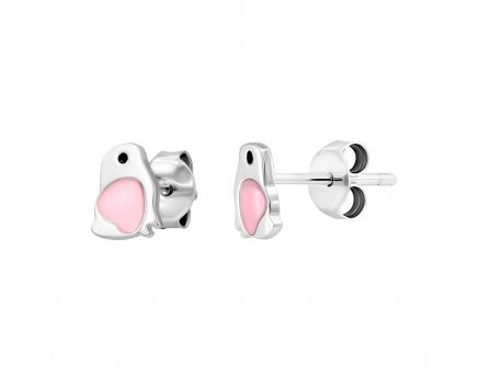 silver earrings 3С096-0091