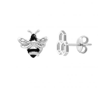 Silver earrings 3С096-0113