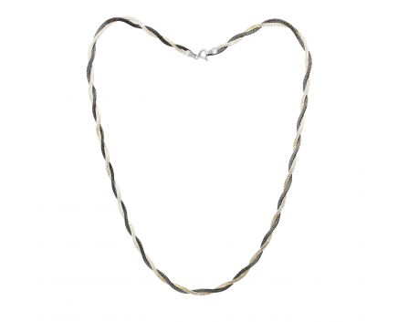 Silver necklace 3Ц096-0025