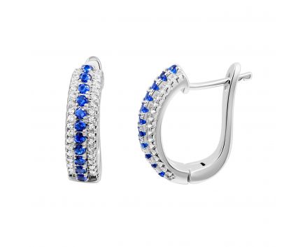 Silver earrings 3С096-0153