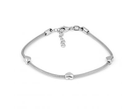 The bracelet is silver 20 см 3Б269-0095