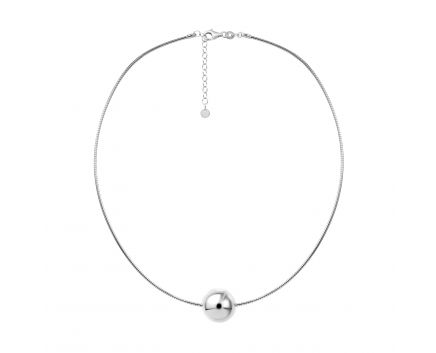 Silver necklace 3-416 134