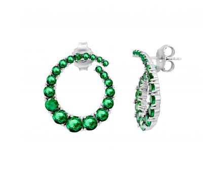 Earrings sribni 3-416 892