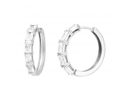 Silver earrings 3С269ЕС-0057