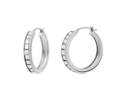 Silver earrings 3С269ЕС-0073
