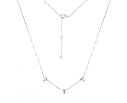 Silver necklace 3L269ЕС-0023