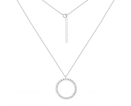 Silver necklace 3L269ЕС-0026