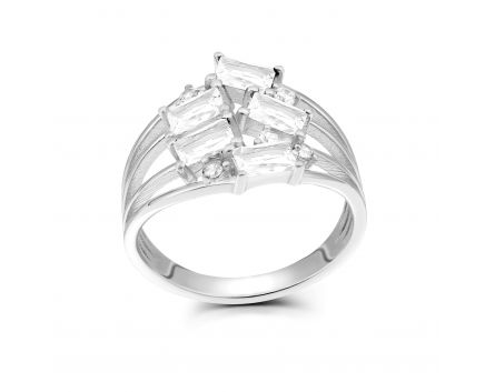 The ring is silver 3К269ЕС-0042