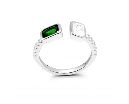 The ring is silver 3К269ЕС-0047-2