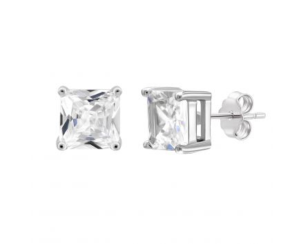 Silver earrings 3С269ЕС-0085