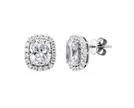 Silver earrings 3С269ЕС-0095