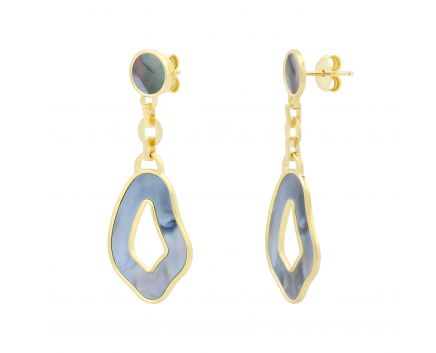 Silver earrings 3С127-0121