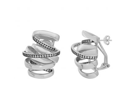 Silver earrings 3S155-0232
