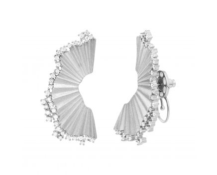 Silver earrings 3С155-0240