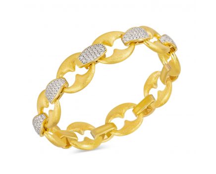 Bracelet silver ZARINA yellow rhodium