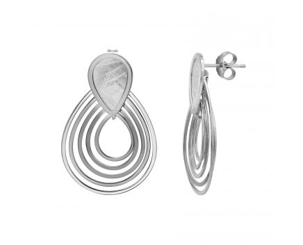 Silver earrings 3С269-0130