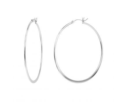 Silver earrings 5 см 3С269ЕС-0053