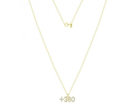 Necklace sribne 3Л376ЕС-0012 collection +380